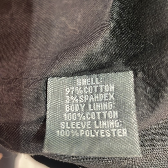 Kenneth Cole Reaction 10 puff short sleeve animal print black white jacket euc - Picture 11 of 13